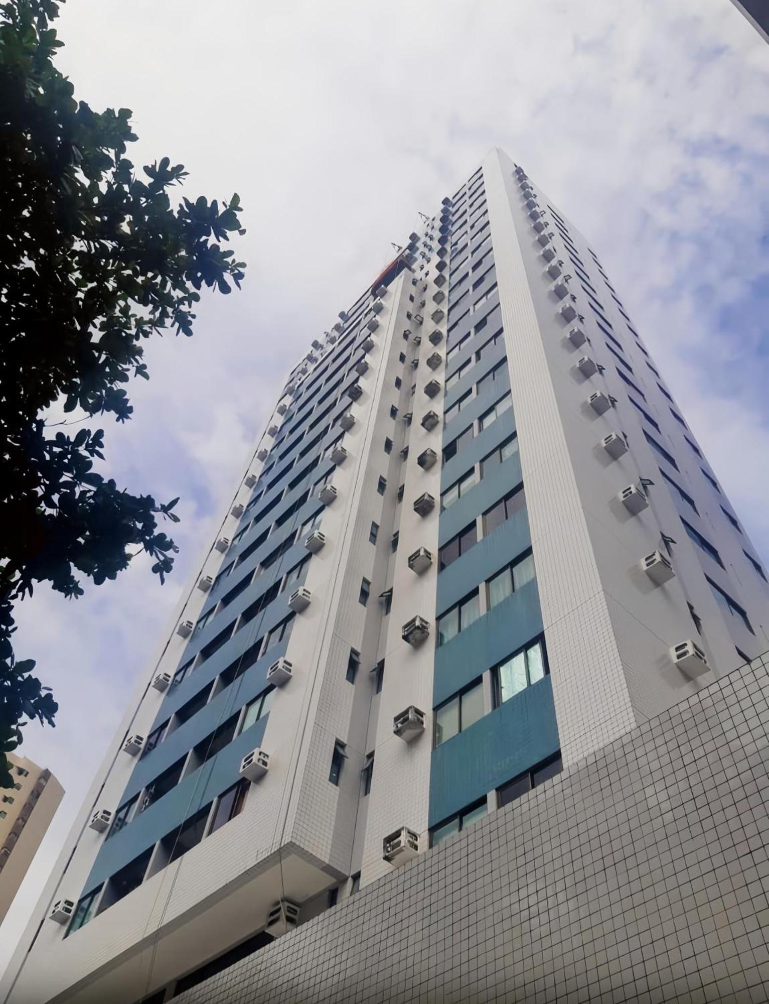 Flat Piscina No Rooftop Aluguel Temporada Em Recife Eksteriør bilde