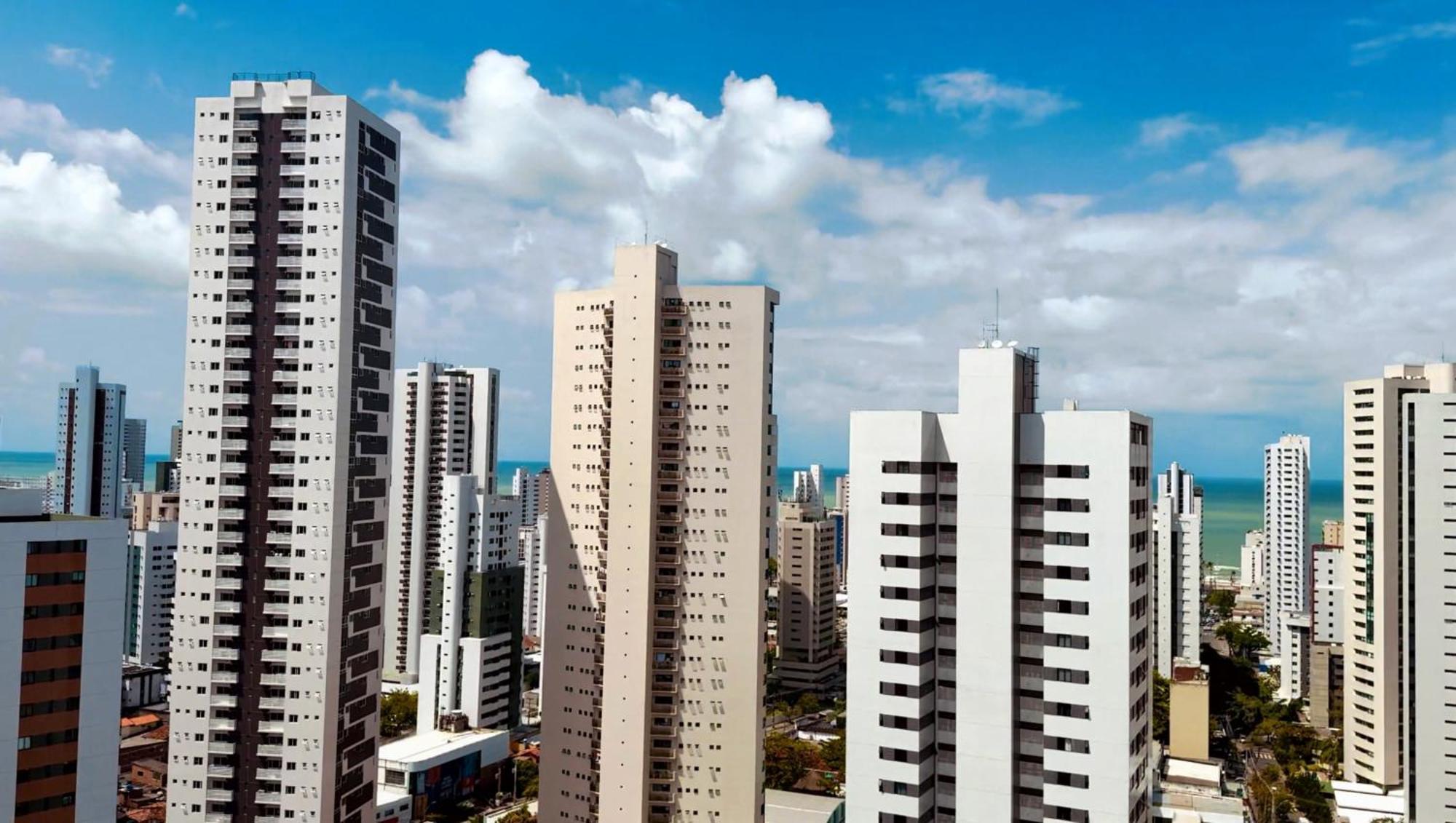 Flat Piscina No Rooftop Aluguel Temporada Em Recife Eksteriør bilde